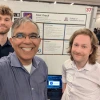 Nick, Adrian, and Nirav at Showcase event